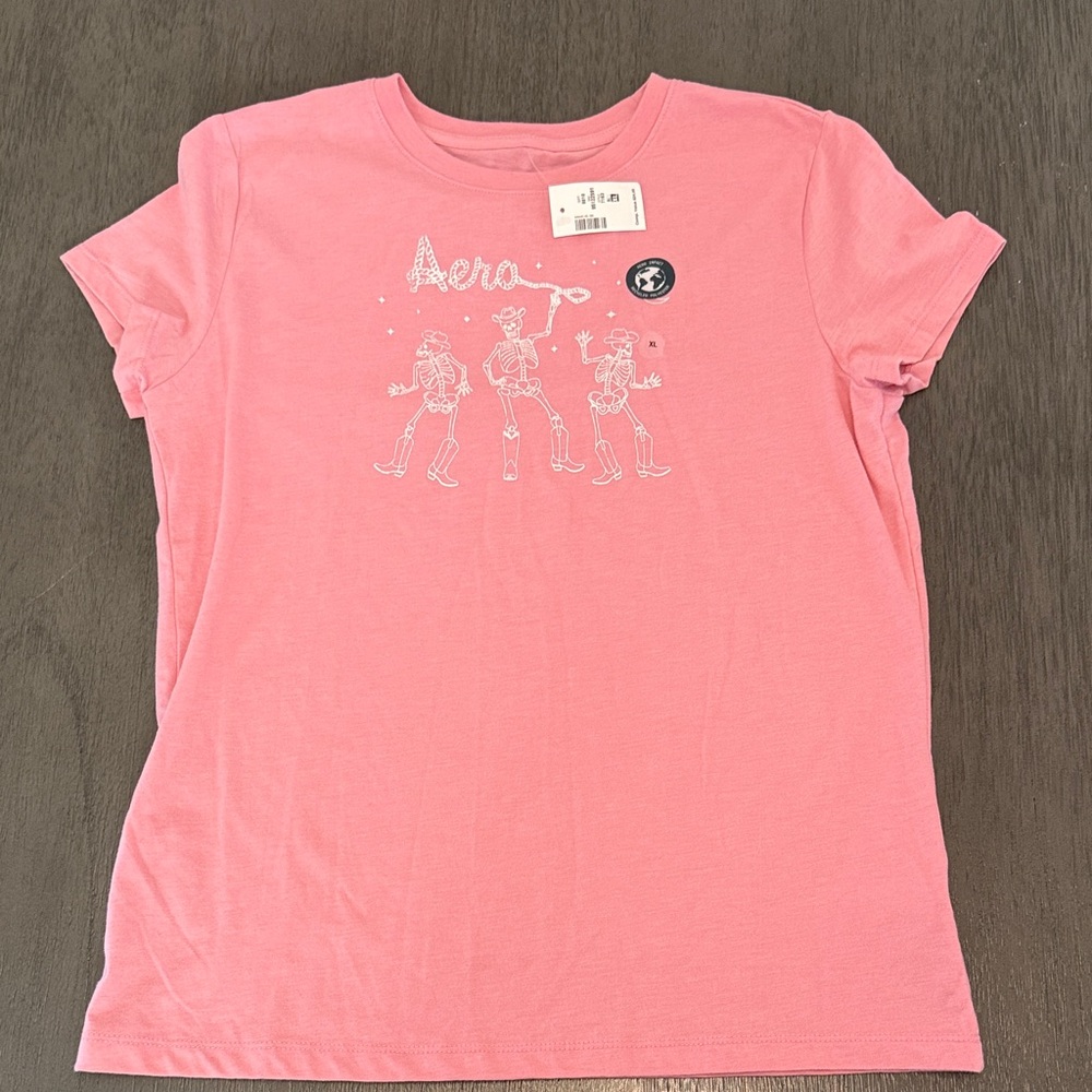 Aeropostale Pink Graphic Tee